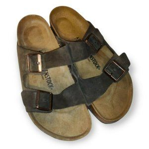 Birkenstock Arizona Mocha Birko-Flor Regular Size 42 Refurbished